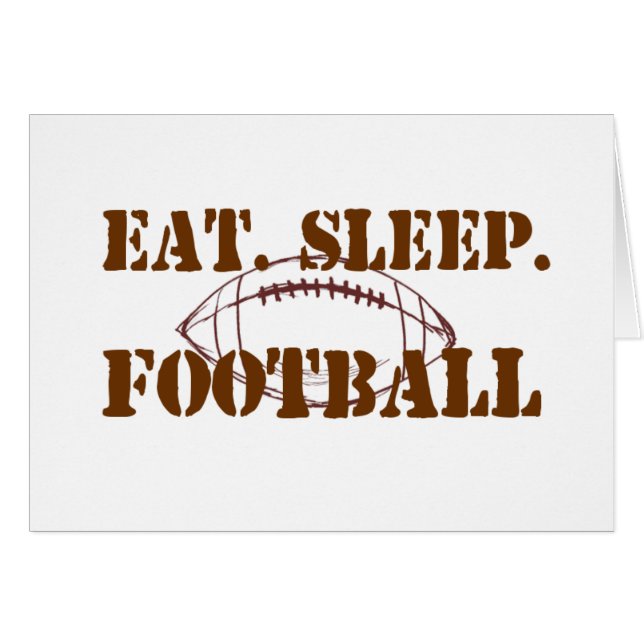 Eat.Sleep.Football (Anverso (Horizontal))