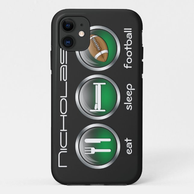 Eat Sleep Football :: Funda para iPhone 5 (Reverso)
