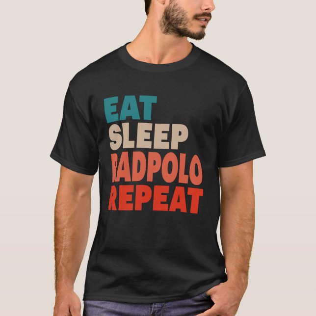 Eat Sleep Repeat Cyclo Polo (Anverso)