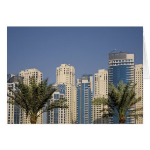 EAU, Dubai. Torres de Jumeirah Beach Residence