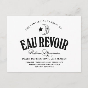 Eau Revoir - postal