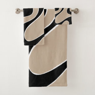 Ebb y Flow 2 en Taupe, Negro y Blanco