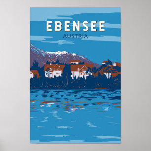 Ebensee Austria Viajes Arte Vintage