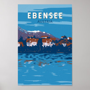 Ebensee Austria Viajes Arte Vintage