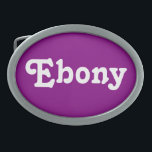Ebony de la hebilla del cinturón<br><div class="desc">Ebony de la hebilla del cinturón</div>