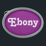 Ebony de la hebilla del cinturón<br><div class="desc">Ebony de la hebilla del cinturón</div>