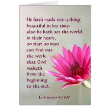 Ecclesiastes 3:11 Todo lo hermoso en su tiempo