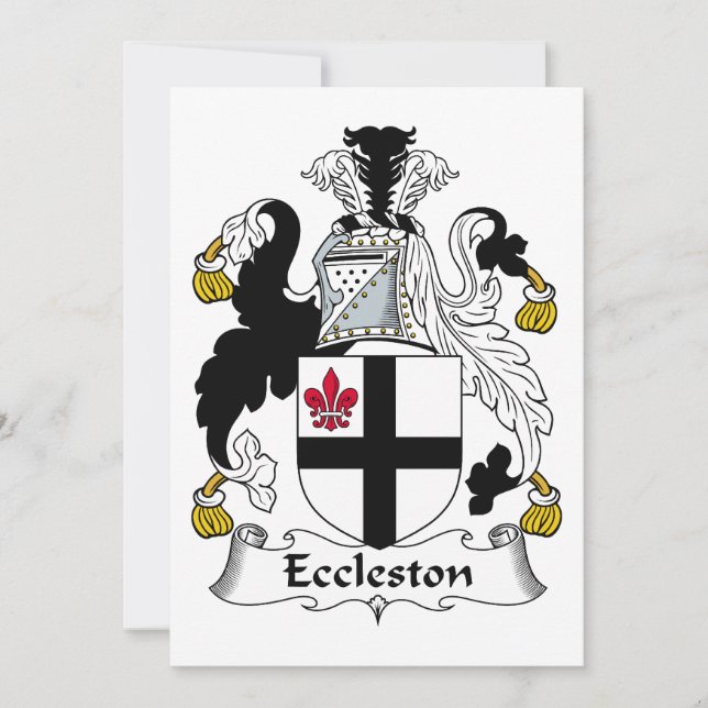 Eccleston Family Crest (Anverso)