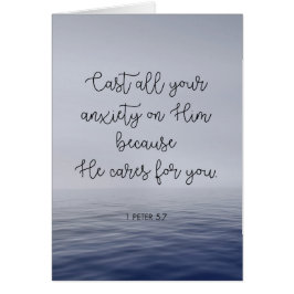 Eche toda su ansiedad en él