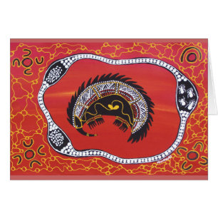 Echidna Dreaming Card