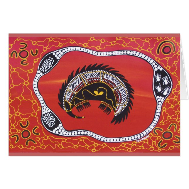 Echidna Dreaming Card (Anverso (Horizontal))