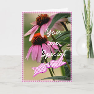Echinacea & Seersucker personalizar de tarjetas en