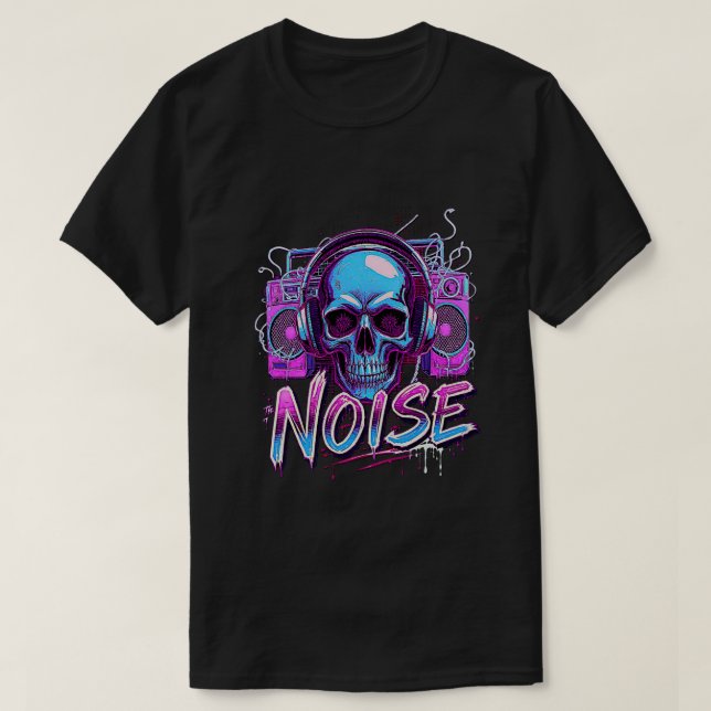 Echo the Noise - Camiseta de la calavera de Boombo (Diseño del anverso)