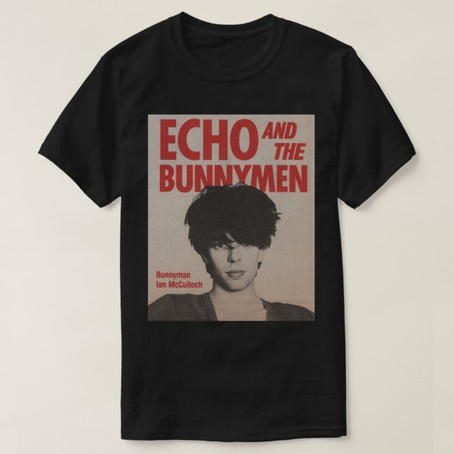 ECHO Y LA Camiseta Clásica BUNNYMEN (Diseño del anverso)