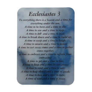 Eclesiastés 3 imanes