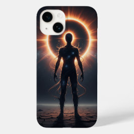 Eclipse cósmico iPhone 14 cuerpo celeste Funda