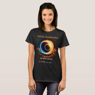 Eclipse solar 08 de abril de 2024 camiseta