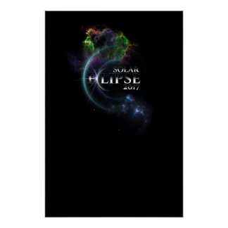 Eclipse solar 2017 Poster perfecto