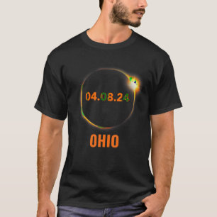 Eclipse solar 2024 Camisa 4 08 24 OHIO Total Solar