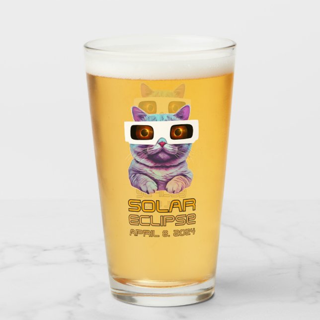 Eclipse solar con gato (Reverso (lleno))