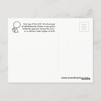 Eclipse solar de la postal de 2017