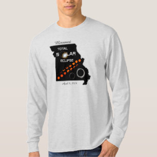 Eclipse solar de Missouri Camisa de manga larga pa