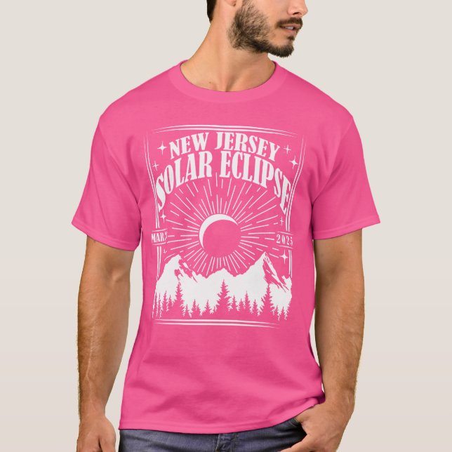 Eclipse solar parcial de Nueva Jersey 2025 Astrono (Anverso)