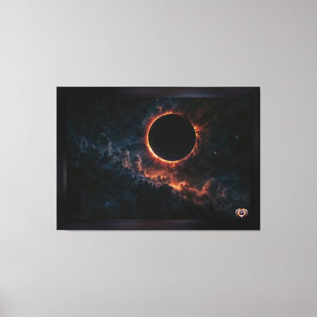 Eclipse solar que inspira arte Awe AI por Xzendor7 (Anverso)