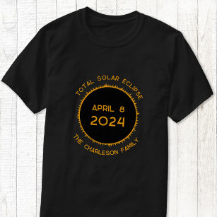 Eclipse solar total 2024 Camiseta personalizada