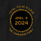 Eclipse solar total 2024 Camiseta personalizada (Personalized Total Solar Eclipse 2024 T-shirt close up view)