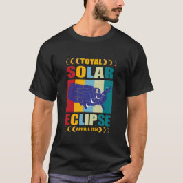Eclipse Solar Total De 2024 Con Camisa Total
