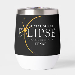 Eclipse solar total de 2024 Texas Black & Gold mod