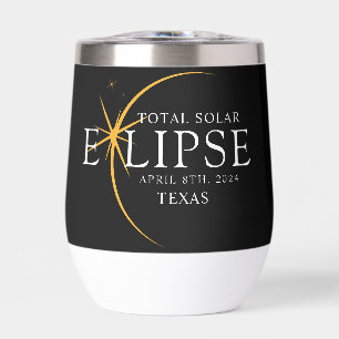 Eclipse solar total de 2024 Texas Black & Gold mod
