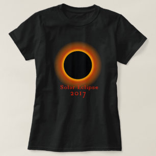 Eclipse solar total de camiseta 2017
