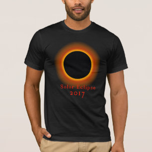 Eclipse solar total de camiseta 2017