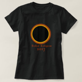 Eclipse solar total de camiseta 2017