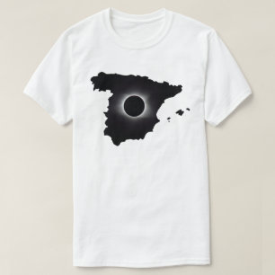 Eclipse solar total de España camiseta de país 202