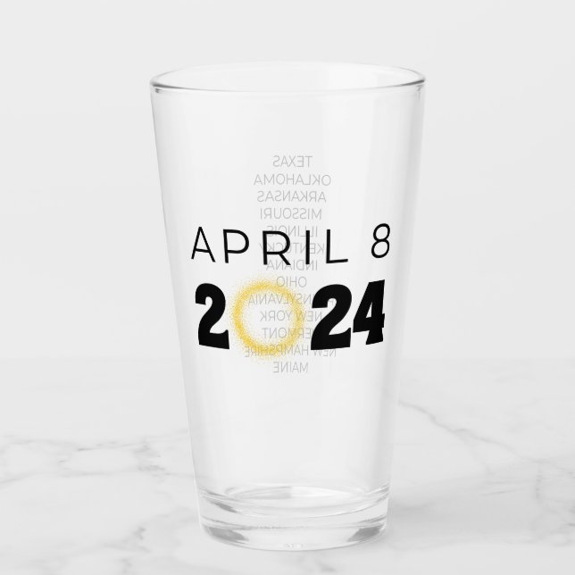 Eclipse solar total EE.UU. 8 de abril de 2024 (Anverso)