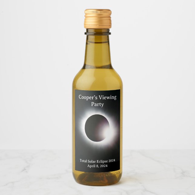 Eclipse solar total personalizado 2024 (Anverso)