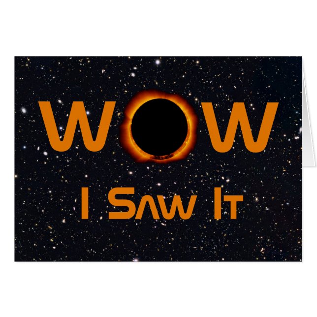 Eclipse solar total WOW lo vi (Anverso (Horizontal))