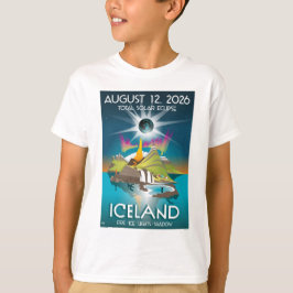 eclipse total de 2026 en Islandia - Camiseta