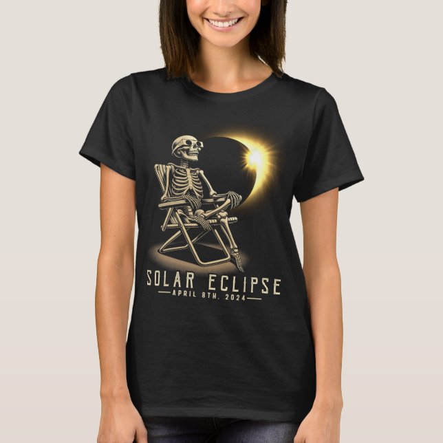 Eclipse total de camiseta 2024 Eclipse total 8 de  (Anverso)