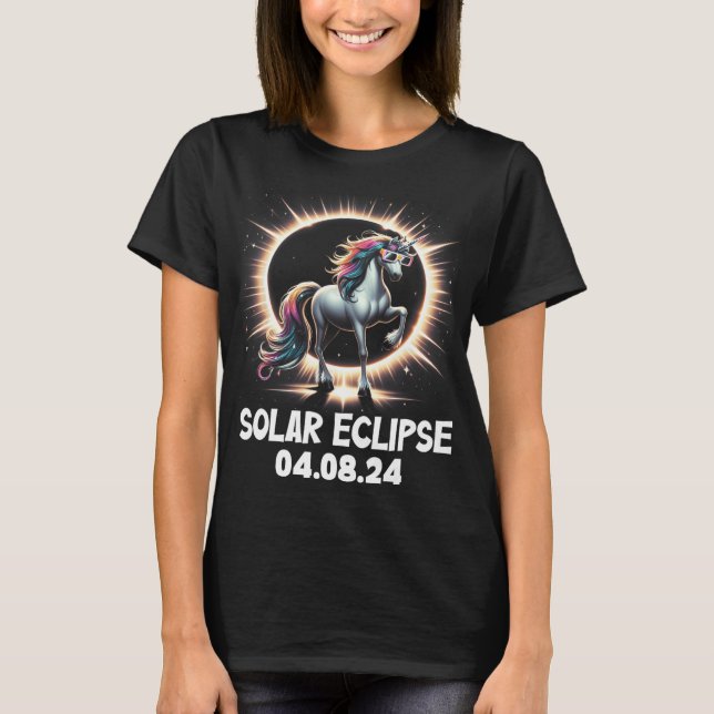 Eclipse total de camiseta 2024 Eclipse total 8 de  (Anverso)