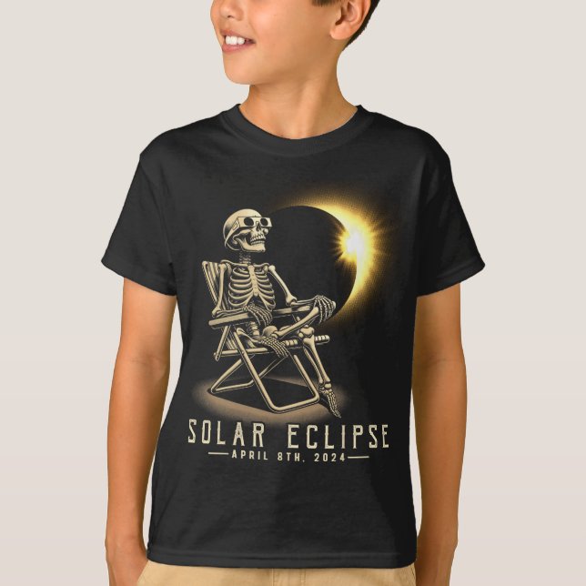 Eclipse total de camiseta 2024 Eclipse total 8 de  (Anverso)