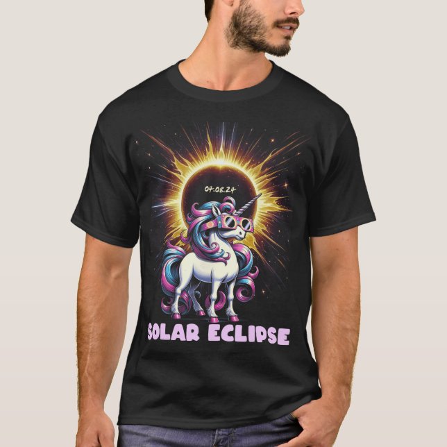 Eclipse total de camiseta 2024 Eclipse total 8 de  (Anverso)