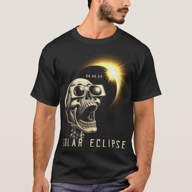 Eclipse total de camiseta 2024 Eclipse total 8 de  (Anverso)