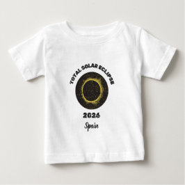 Eclipse Total de Sol 2026 Camiseta de Bebé Totalid
