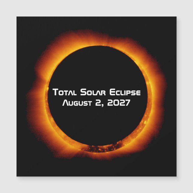 Eclipse Total de Sol del Siglo 2027 (Anverso)