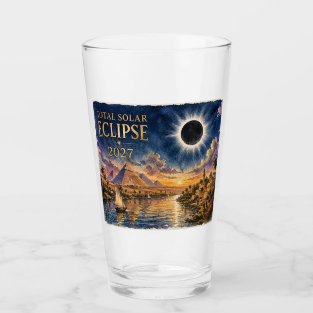 Eclipse Total Solar 2027 Egipto (Anverso)