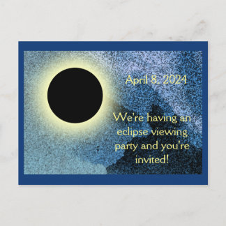 ECLIPSE VIEWWING PARTY INVITACIONES PARA PERSONALI